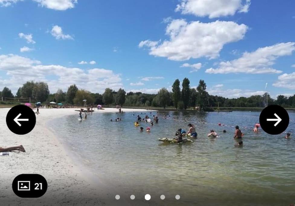 Studio Sur La Plage Des Dagueys Libourne Exterior photo